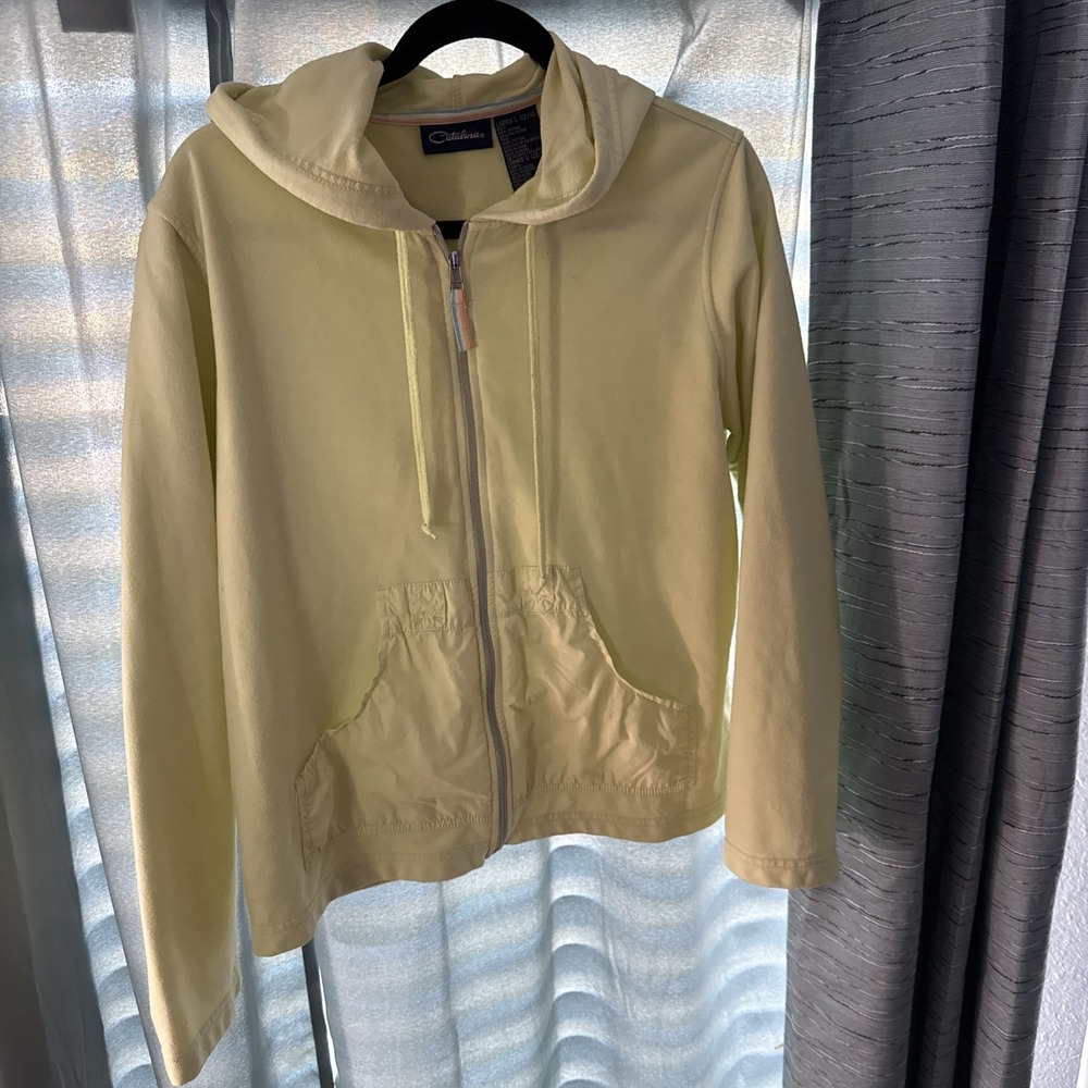 Catalina Woman's Zip Up Hoodie Size Large 12/14‎